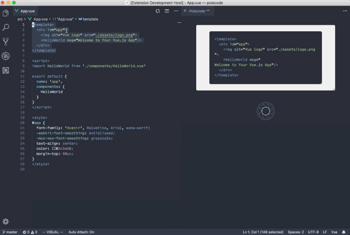 Polacode Eklentisi Özellikleri